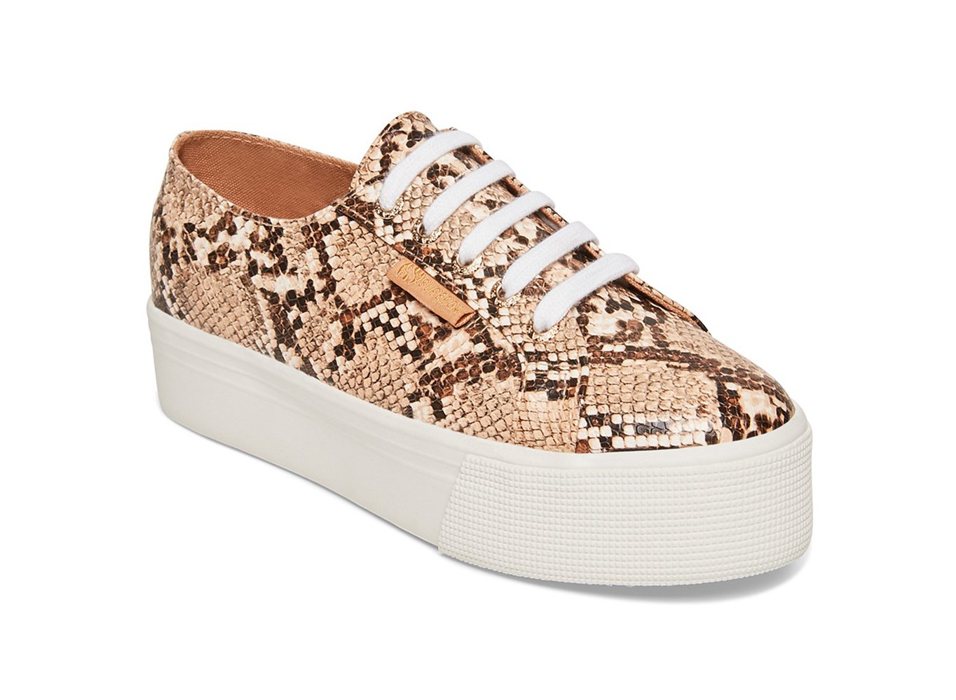 Platform Feminino Marrom/Serpentine - Superga 2790 Snakepufanw - FZDNR-8936